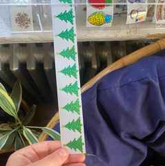 Retro Holiday Stickers Off The Roll: Christmas, Valentine’s Day, and Winter Fun!