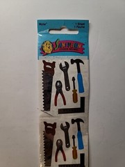 Sandylion Mylar Stickers Tools Hammer Saw Wrench Screwdriver NOS New VTG