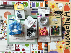 NIGHTMARE B4 CHRISTMAS HALLOWEEN DOODLEBUG STOCKING STICKERS EMBELLISHMENTS $150