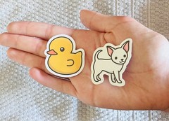 Fun, whimsical laptop, water bottle and locker stickers!