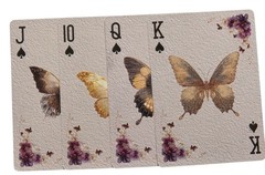 Butterflies Gradient Shading Gold to Black Tipped Wings Junk Journal Scrapbook