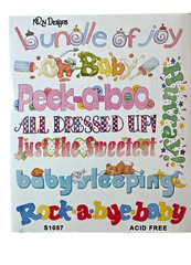 *RARE* NRN DESIGNS Timeless Treasures Stickers – BUNDLE OF JOY – 1 sheet