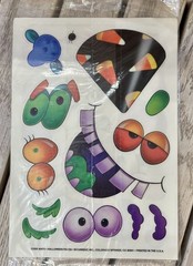 Mixed Lot Of Vintage Halloween / Fall Stickers Used & Sealed