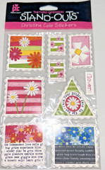 Christina Cole Dimensional Stickers FLORAL STAMPS 43-5515 PROVO Craft Stand Outs