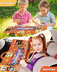 Reusable Sticker Book for Toddlers, Travel Stickers, Craft Activities Toys