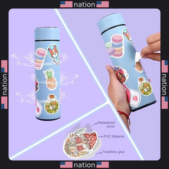Colorful 600 PCS Waterproof Stickers for Teens – Perfect for Valentine?s Day