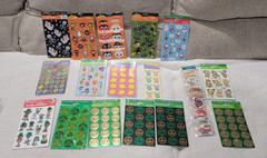 Lot Of 17 Packs American Greetings Stickers Halloween, Christmas, St. Patrick’s