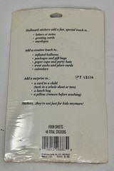 Vintage 90s Hallmark Rose Flower Stickers 4 Sheets New in Pack Floral