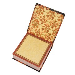 Punch Studio Mini Memo Pad with Brooch (Orange x Butterfly)