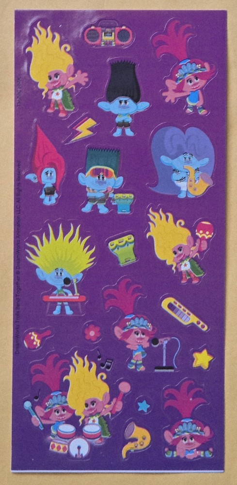 DreamWorks Trolls Band Together Sticker Sheet