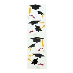 Mrs. Grossman’s Stickers 1 Strip Graduation Caps Degree Scrolls 1989