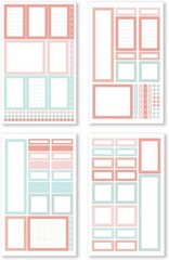 Decorative Pastel Stickers – Enhance Your Creative Projects
