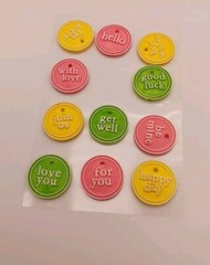 NEW Lot of 7 Scrapbook Craft Embellishment Sticko Creative Imagination Sandylion