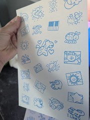 Vintage 80s 90s Color Your Own Stickers Sheets Lot Of 21 Pages Rainbows Bears