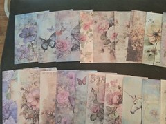 100Pc Floral Abundance Scrapbooking JJ Craft Papers No Duplicates