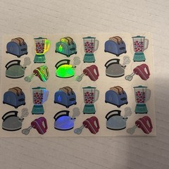Vintage Rare 90s Sandylion Cooking Baking Stickers New Sheet 2