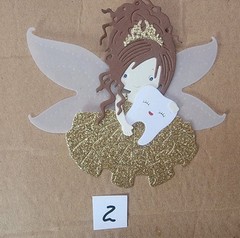 Any 1 Tooth Fairy Girl For Scrapbooking & Cards See Pics #1-4