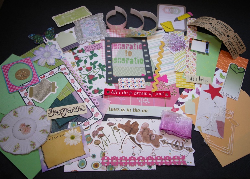 Junk Journal Ephemera Kit of 85 Pieces