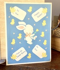 Mixed Lot of 3 Vintage Easter Sticker Sheets Hallmark & AGC Glitter Eggs Chicks