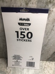 DisneyJunior Minnie Puffy/Glitter/Foil/Glossy Over 150 Stickers.ShipN24Hours.