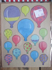 NEW Provo Craft Scrapbook Stickers Happy Birthday Bouquet Clown Bonkers Balloons