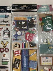 Lot Of School Themed Scrapbook Stickers Jolee’s Me & My Big Ideas Paperbilities