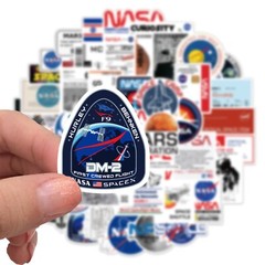 50pcs NASA Stickers, Astronaut stickers, Space Ship, Waterproof Sticker, 145