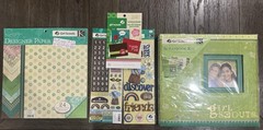 Girl Scout Scrapbook Kit K & Company 12 X 12 Stickers Paper Scrapbook Cards