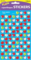 Supershapes Stickers, Tasty Apples, 800 Count, Classroom Incentives