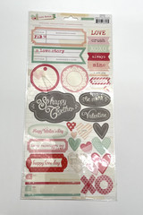 Huge Scrapbook Sticker Embellishment Lot Graphic 45 MME Swatch Book New
