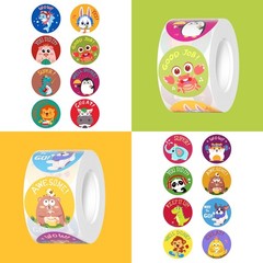 1000 Motivational Stickers for – 1 Inch Animal Reward Stickers in 16 Designs …
