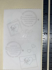 Vintage Wild Rose Heart Sticker Lot of 2 – Mrs. Grossman’s 1994