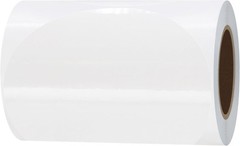 Hybsk Clear Seal Sticker Labels 4 inch Round Circle Wafer Stickers/Labels 100