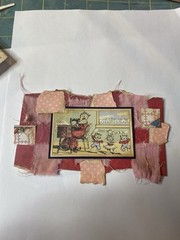 Unique Handmade Ephemera, Scrapbook,Junk Journal,tag,embellishment Mixed Media