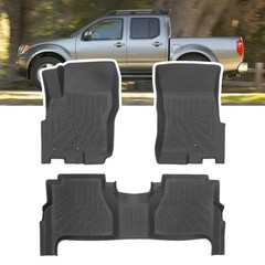 Floor Mats for Nissan Frontier Crew Cab 2008-2021(NOT King Cab), TPE All Weat…