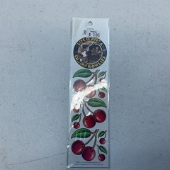 Vintage 90s MARY ENGELBREIT Stickers Cherries “Life Is Just A Chair Of Bowlies”