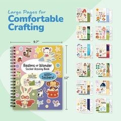 ArtCreativity Sticker Activity Book for Kids and Adults – 600+ Creative Stick…
