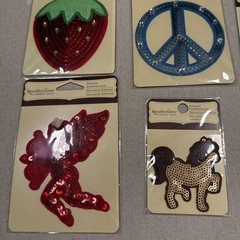 Lot of 9 New Recollections adhesive Embellishments