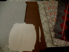 Creative Memories Divine Browns, Red, Mixed Lot, Unused, Loose, 33 Sheets.