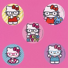 15 Hello Kitty Assorted – Large Stickers – Party Favors – Rewards – Cat, Unicorn