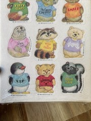 1980 Shirt Tales Hallmark Sticker Set 4 Sheets 36 Stickers Sealed NOS