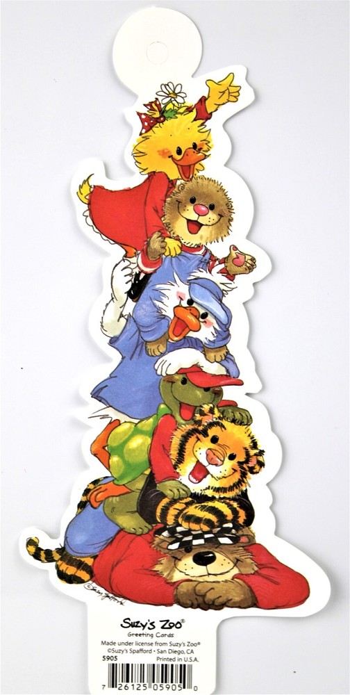 Suzy’s Zoo «All of the Gang!» Scrapbook Paper Door Hanger #5905 BUILK 25 SHEETS