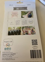 NEW Project Life Southern Wedding 35 Stickers Becky Higgins Scrapbooking NIP