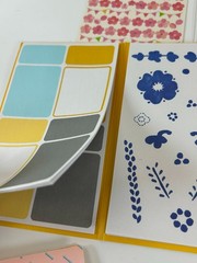 Tiny Kawaii Cute Stickers Lot & Border Abstract Sticker Books