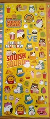 Squishmallows 1000+ Sticker Sheet (23″ x 15″) AND 10 Jumbo Doodle Sheets 20×15″
