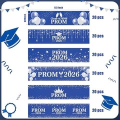 Graduation Water Bottle Labels – 120pcs Congrats Grad Stickers for Class of 2026