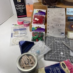 ESTATE DRAWER Large Scrapbooking items LOT + EXTRAS MOST NEW!