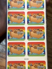 Carson Dellosa Publishing Noah’s Ark 120 Pack Sticker Book Church Bible NOS HTF