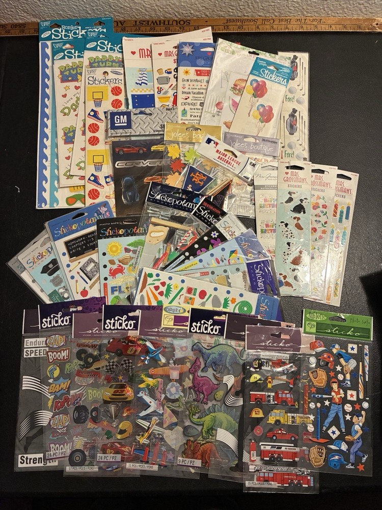 40 Packs Of Stickers Francis Meyer Stickopotomus Mrs. Grossman Sticko More