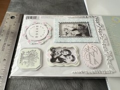 K & Company Brenda Walton Brenda’s Wedding Frames and Tags Dimensional Stickers